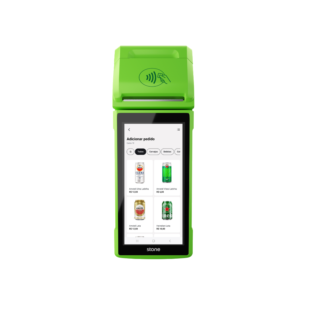 Terminal Stone com Sistema Tooda Integrado